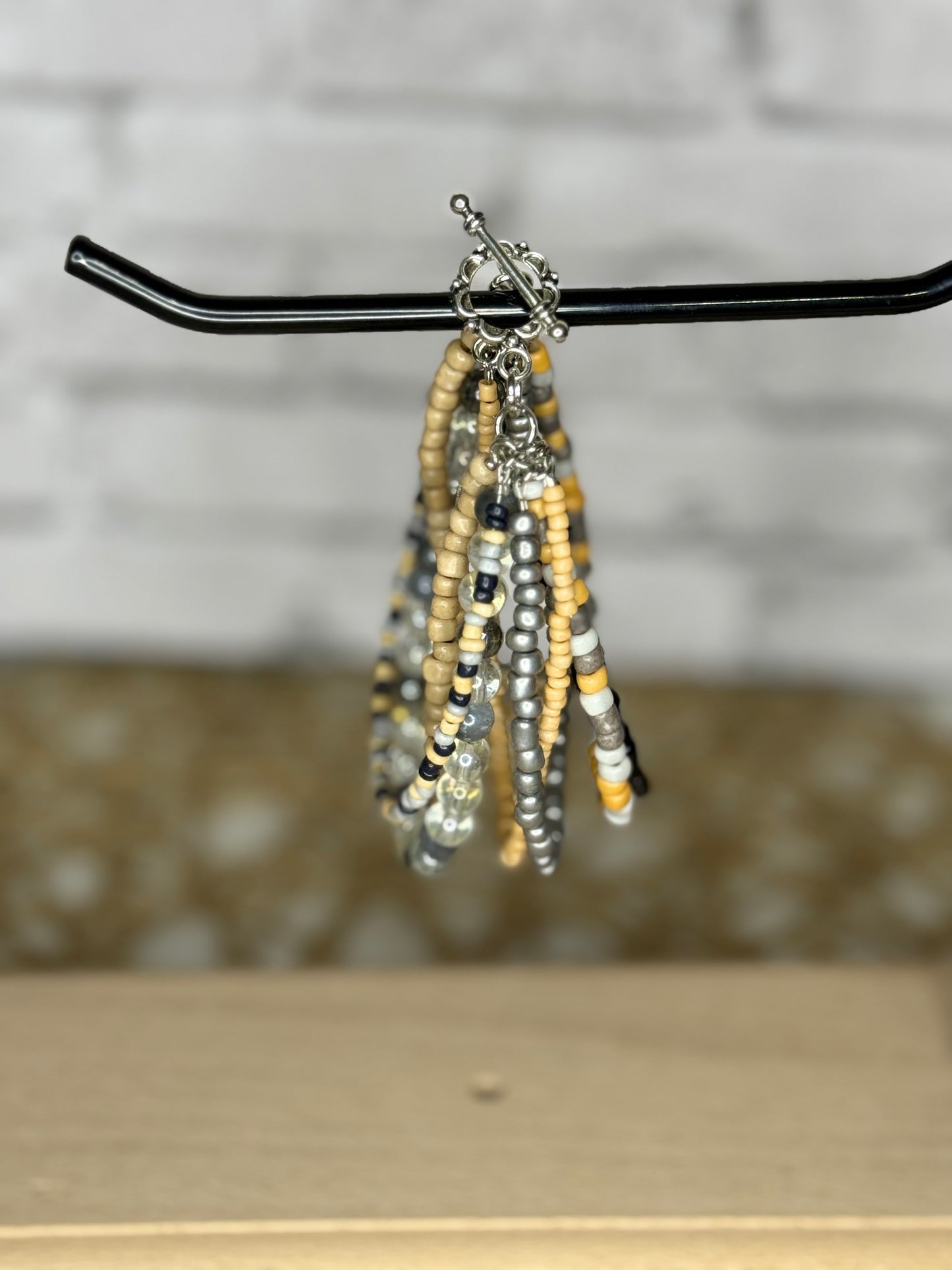 Handmade Multi-Strand Beaded Bracelet | Layered Bracelet