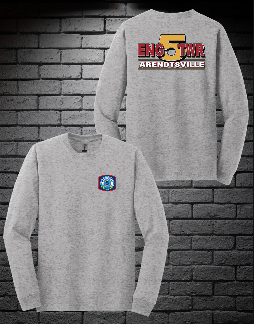 Arendtsville Fire Co. Long Sleeve Tee image 0