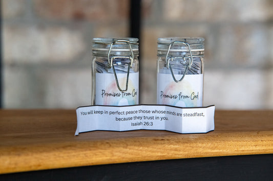 Promises From God Glass Jar image 0