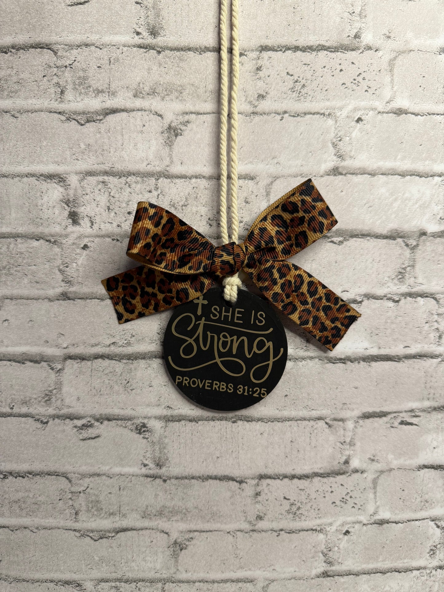 Rearview Mirror Hanger – Inspirational Car Charm