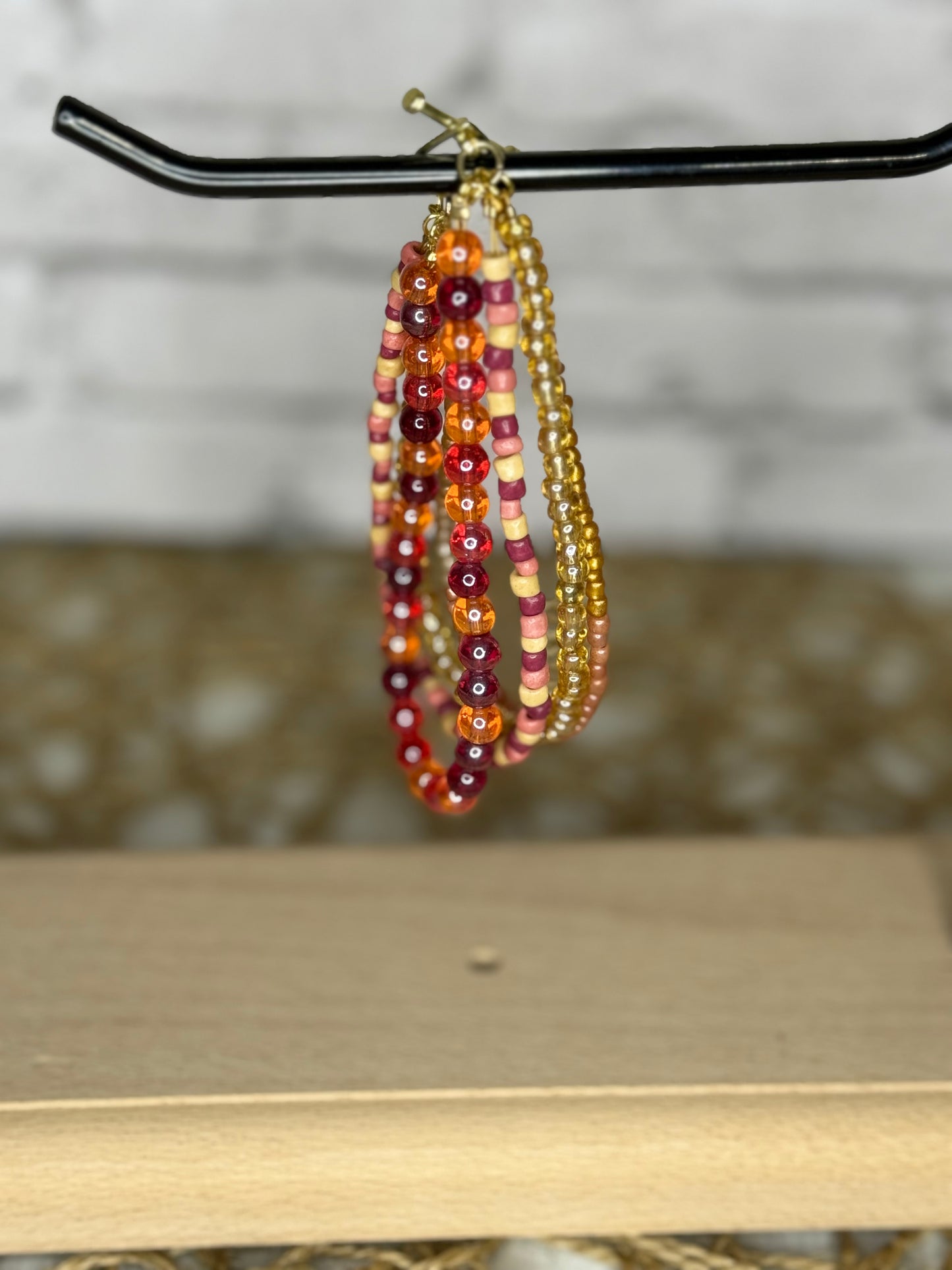 Handmade Multi-Strand Beaded Bracelet | Layered Bracelet