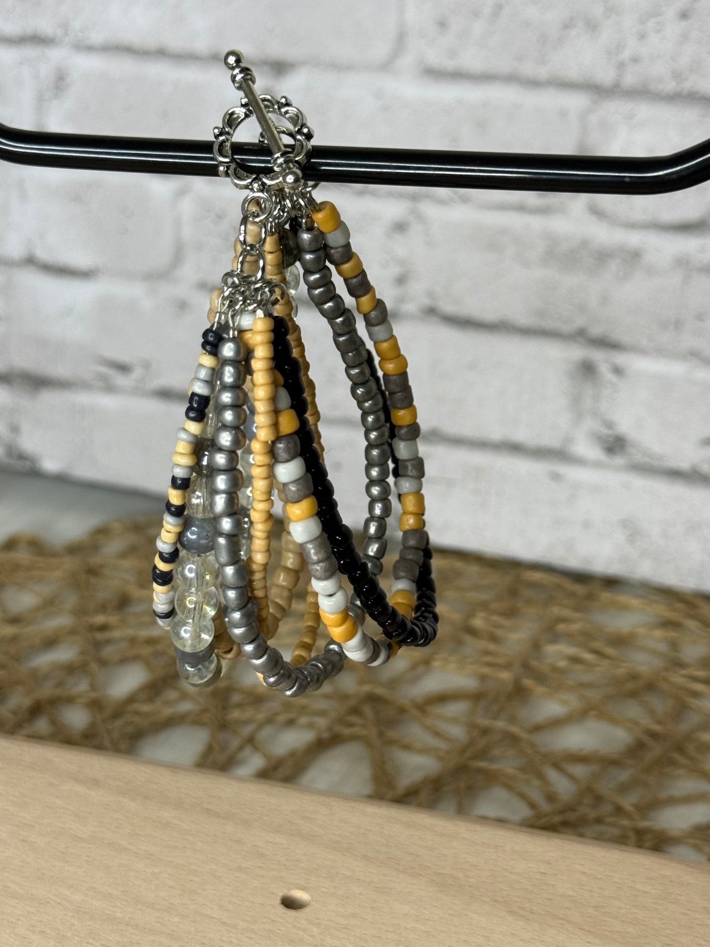 Handmade Multi-Strand Beaded Bracelet | Layered Bracelet