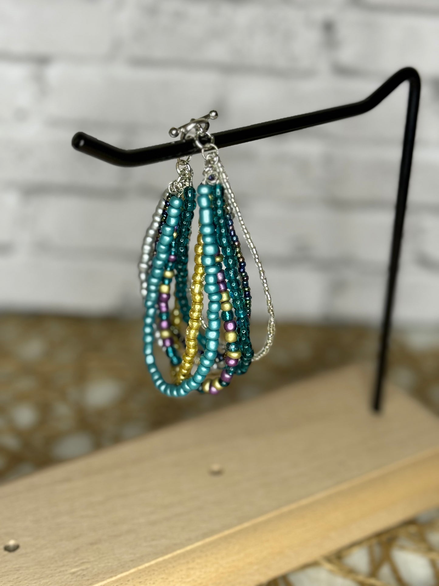 Handmade Multi-Strand Beaded Bracelet | Layered Bracelet