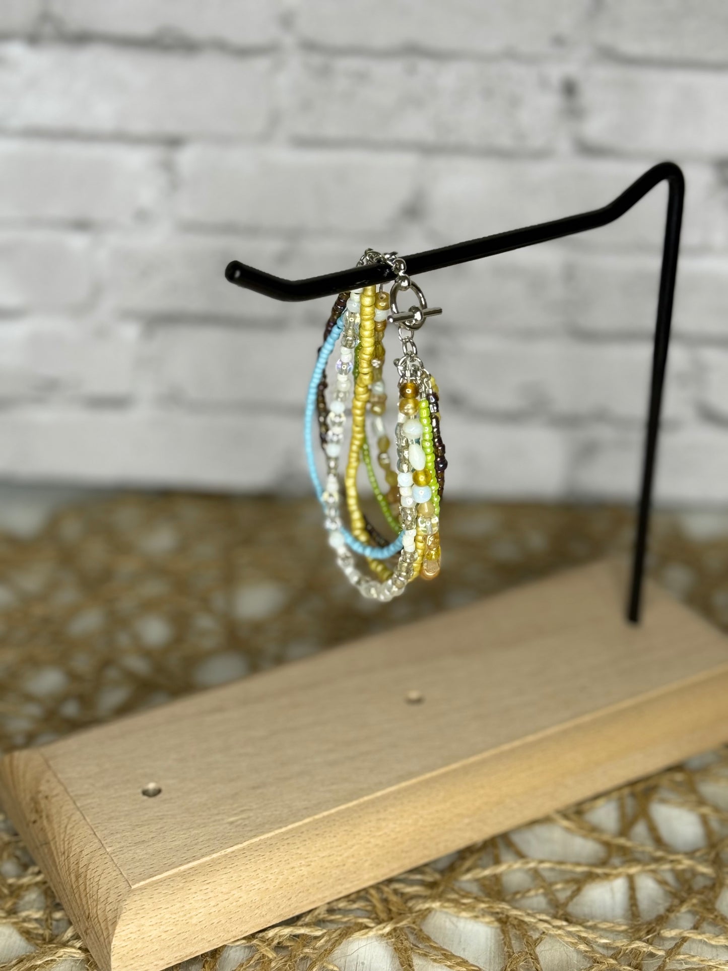 Handmade Multi-Strand Beaded Bracelet | Layered Bracelet
