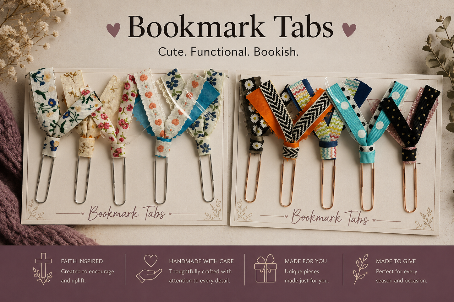 Bookmark Ribbon Tabs