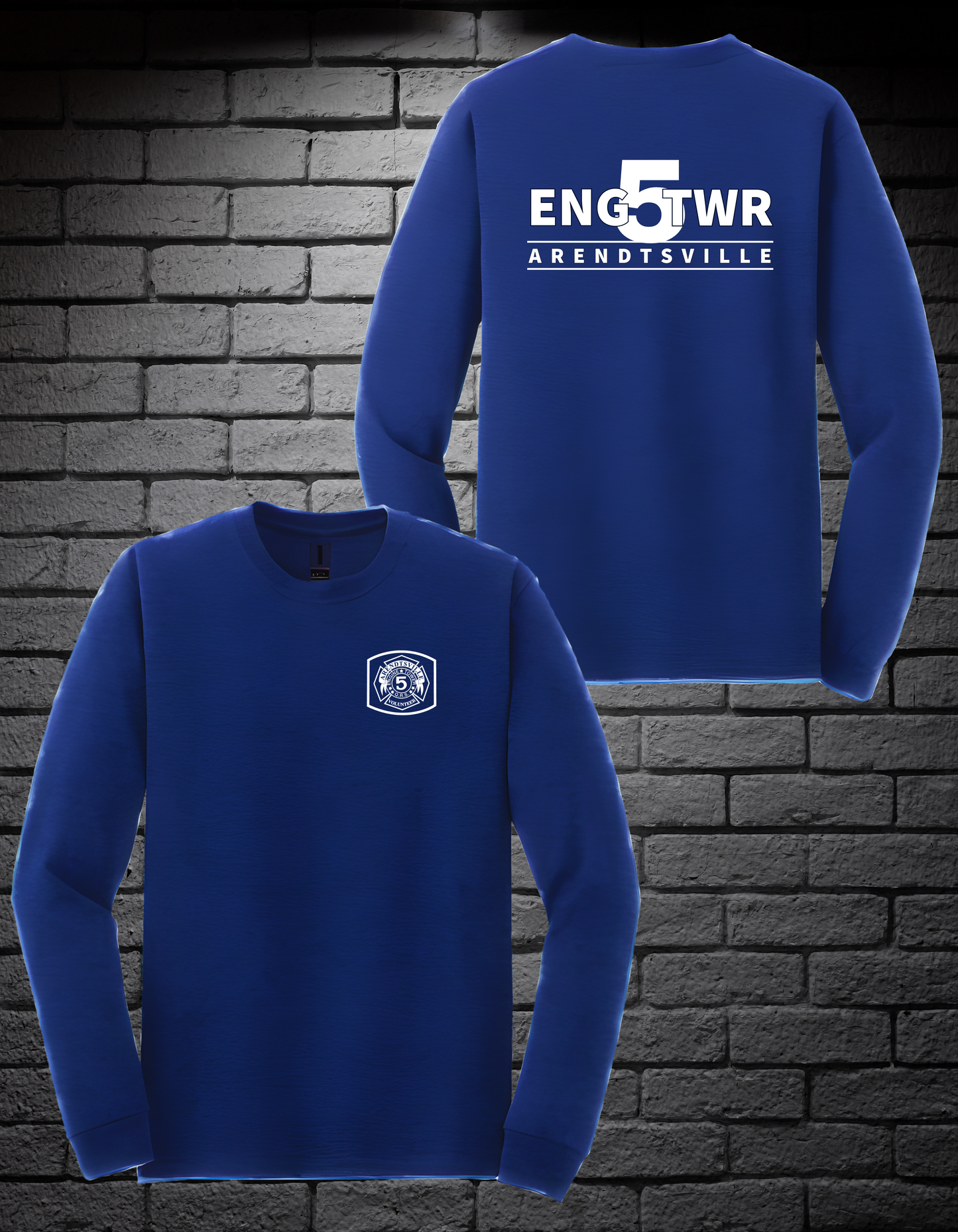 Arendtsville ENG/TWR 5 Blue Long Sleeve Shirt image 0
